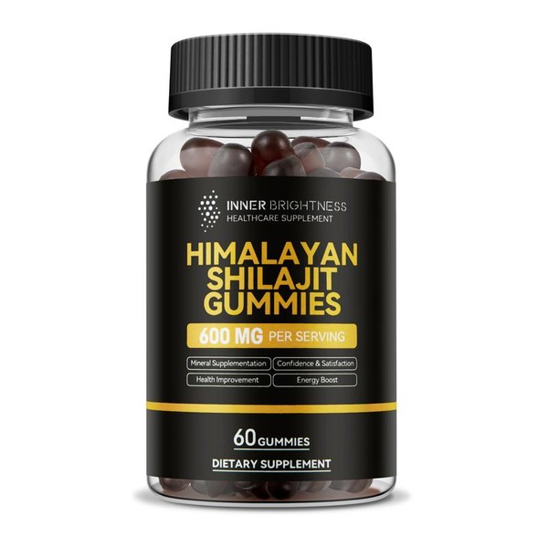 Himalayan Shilajit Gummies - 600mg Powerful Mineral Supplement for Energy,