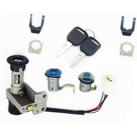 New 4 Wire Ignition Switch with Lock Scooter Moped 49 50 70cc 110 150 250cc.