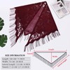 Ladiery Women's Shawl Pashmina Scarf, Purplish red