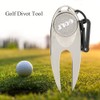 Golf Divot Tool All Metal Magnetic Ball Marker Divot Tool