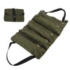 Car Back Seat Tool Storage Bag Canvas Garden Foldable Roll