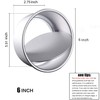 KENIY 2 Pack 6-Inch Non-Stick Deep Aluminum Round Cake Pan