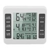Refrigerator Thermometer, Wireless Digital Freezer Thermometer with 2 Sensors &