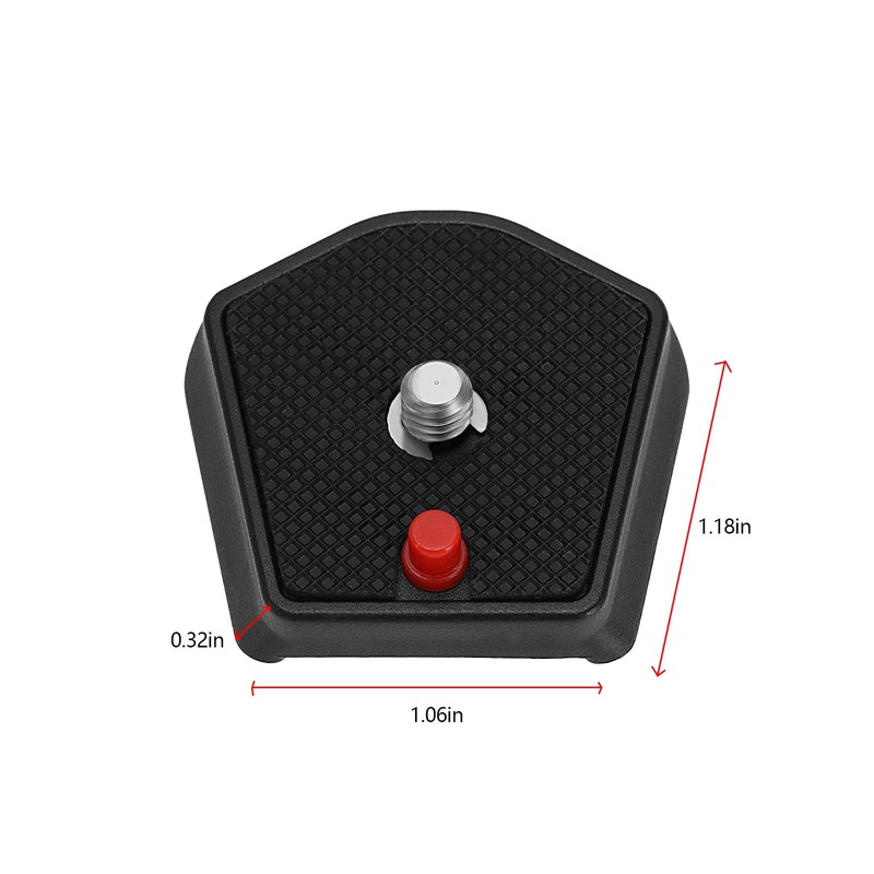 eMagTech 2Pcs 785PL Quick Release Plate 1/4inch Screw Compatible with