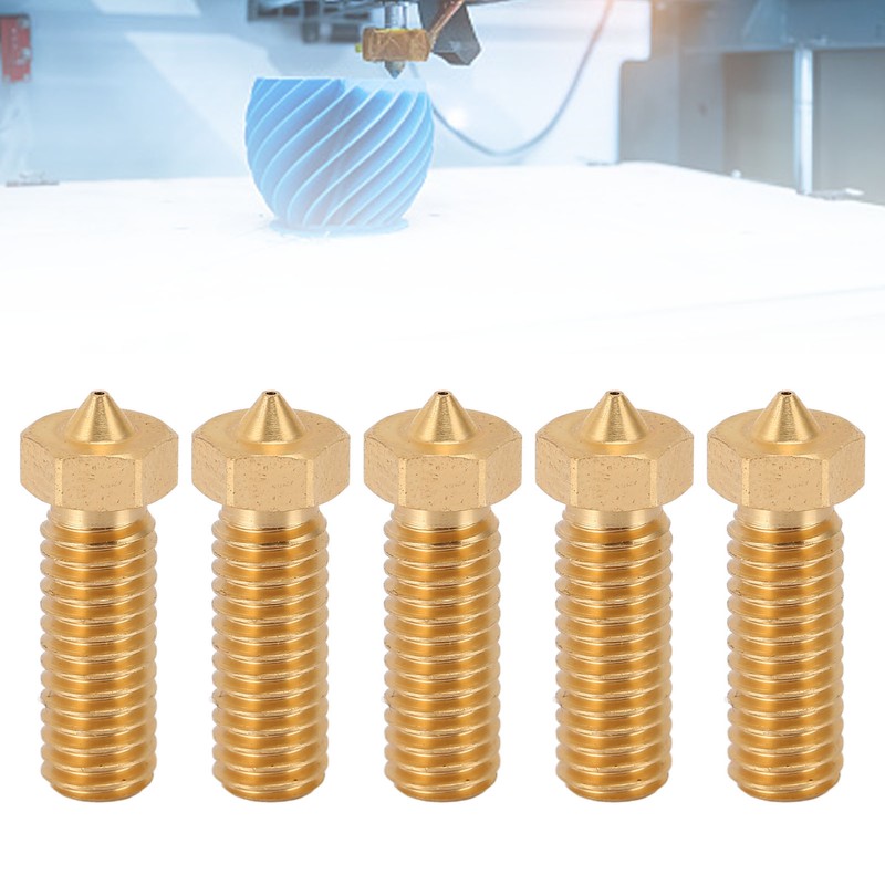 5pcs CHT V6 3D Printer Nozzle 3 Holes High Flow