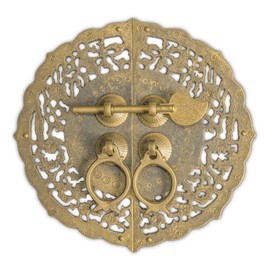 Hardware Philosophy "Flower Pot Cabinet Faceplate 5.5 Inches Set - Architectural, Interior Design, Furniture Cabinet Customization Hardware