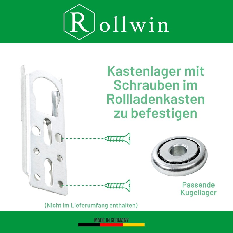 Rollwin Roller shutter accessories set for renovation Maxi SW60 4x