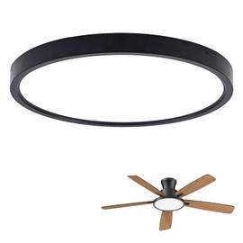 Atolit 52 Inch Black Ceiling Fan Light Kit for Model 9003 Only, 12inch 24W LED Light Module Replacement