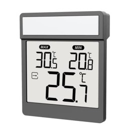 Raddy WT1 Acrylic Transparent Thermometer Indoor/OutdoorThermometer, Ideal for Windows, Sunrooms, Greenhouses 2 Pack White