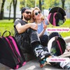 FIBOUND Roller Skate Bag, Oxford Fabric, Pink, 15.35 x 7.87