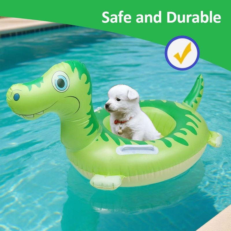 Inflatable Pet Float for Pets - Durable Swimming Raft for