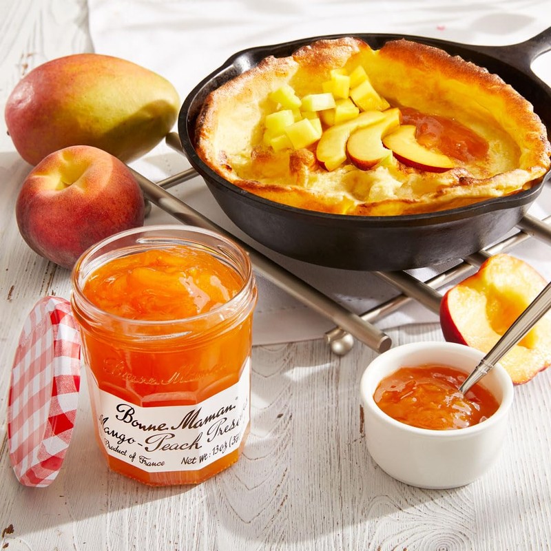 Bonne Maman Mango-Peach Preserves, 13 Ounce Jars (Pack of 3)