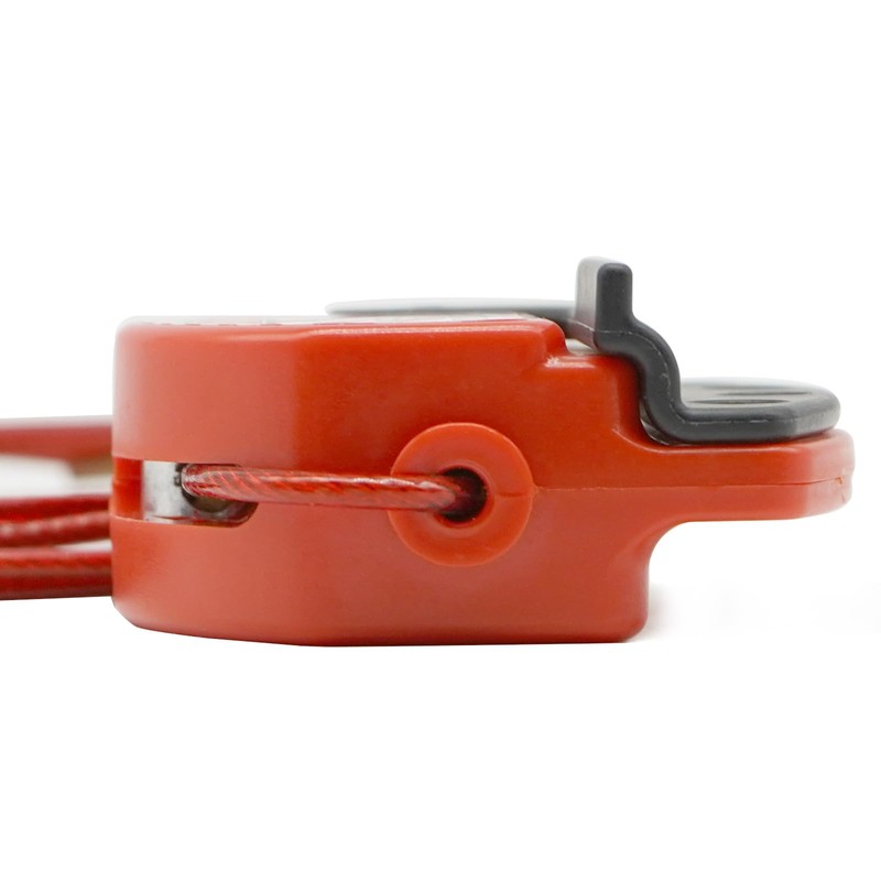 TAEGIQI 2 Pack Lockout Tagout Cable Lock,7.9ft Adjustable Cable Lock,Steel