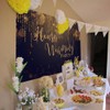 Rcoaror Housewarming Party Backdrop Bokeh Lights Black and Gold Home