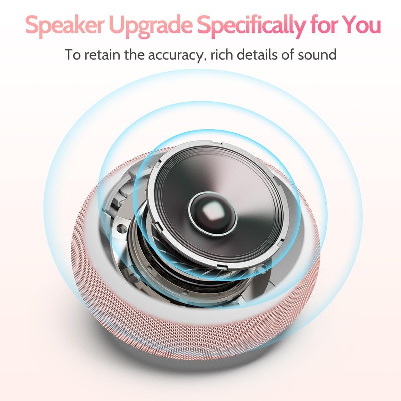 Reacher Auto Dimmable Sound Machine Alarm Clock with Night Lights,