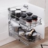 2 Tier Pull Out Cabinet Organizer 11" W X 17"