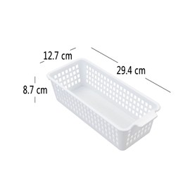 Kiddream 6 Packs Small Plastic Basket, Desktop Storage Basket