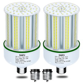 SAGFU 100W LED Corn COB Light Bulb,LED Corn Bulb 5000K Daylight White,2-Pack 1000W Equivalent,14000 Lumens Super Bright,E26/E39 Base for Indoor Outdoor Garage Warehouse G3 (100W 2PACK)