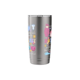 Mother Baby Nurse Groovy Postpartum Nurse Mom Baby Nurse Stainless Steel Insulated Tumbler