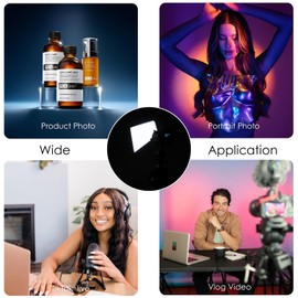 ZALUNERO Handheld Optical Snoot,Photography Flashlight Spotlight for Photo, Content Creation,Tiktok Live,Vlog, with 15 Patterned Light Filters and 5 Color Filters