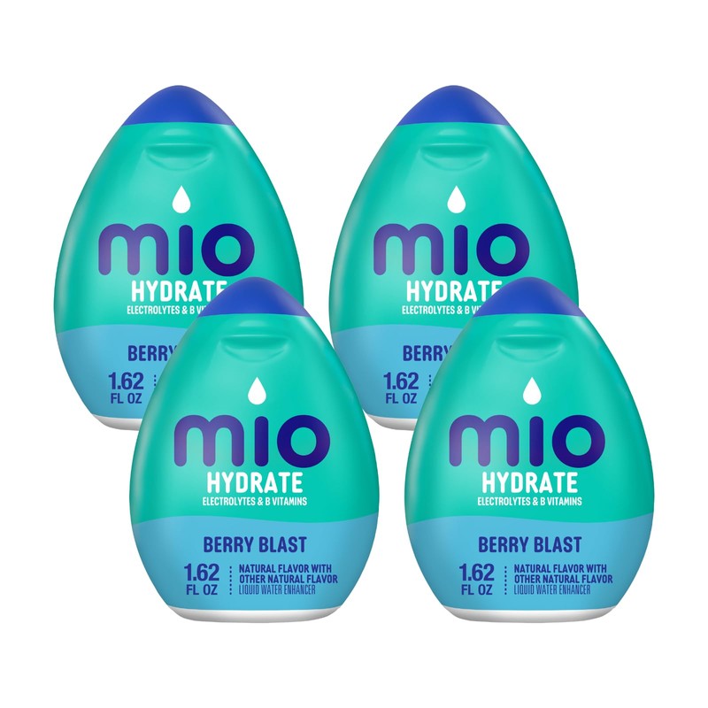 Mio Sport Liquid Water Enhancer, Berry Blast, 1.62 OZ, 4-Pack