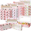 Maxcheck 24 Pcs Treat Boxes Cookie Boxes with Window 12"