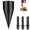 Wood Splitter Screw Cone, Split Wood Cone, Drill Cone, Wood