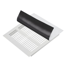 PATIKIL 7.9" x 7.9" Magnetic Vent Cover, Floor Wall Air Registers Cover Magnet Vent Blocker for Home RV HVAC Fireplace Furnace, White