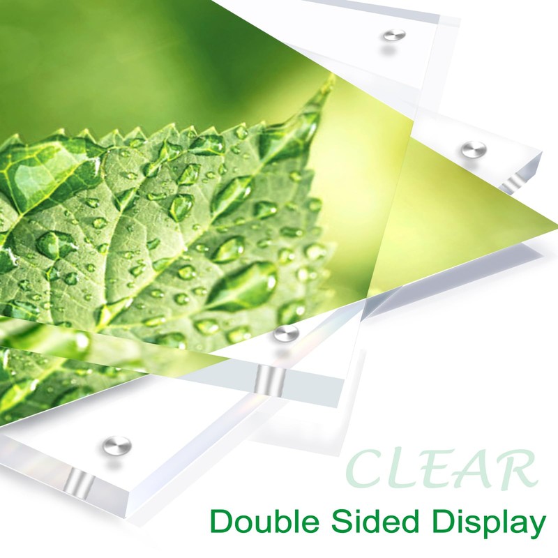 HBMIANICE 1 Pack(11×14) Acrylic Picture Frames Clear Magnetic Photo Frames