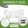 OGANAZI 120 Pcs 1/64 Scale Vehicle Model Car Display Cases