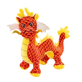 New Year Dragon Mascot Simulation Dragon Doll Zodiac Dragon Plush Toy