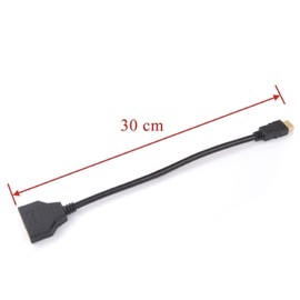 1080P HDMI Switch Male to 2 HDMI Female 1 in 2 out Splitter Black Cable Adapter Converter