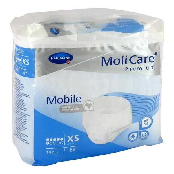 MOLICARE Premium Mobile 6 Drops Size XS Pack of 14