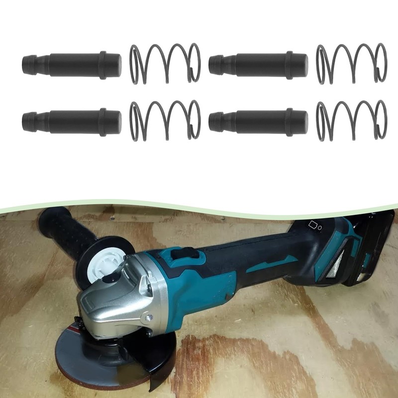 EMSea 4-Piece Angle Grinder Brake Knob Self-Locking Spring Pin Set