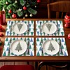 WRAPAHOLIC 50 Sheets Christmas Paper Placemats Set - 11 x