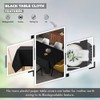 VR Angel 8 x Black Disposable Paper Table Cloth Cover