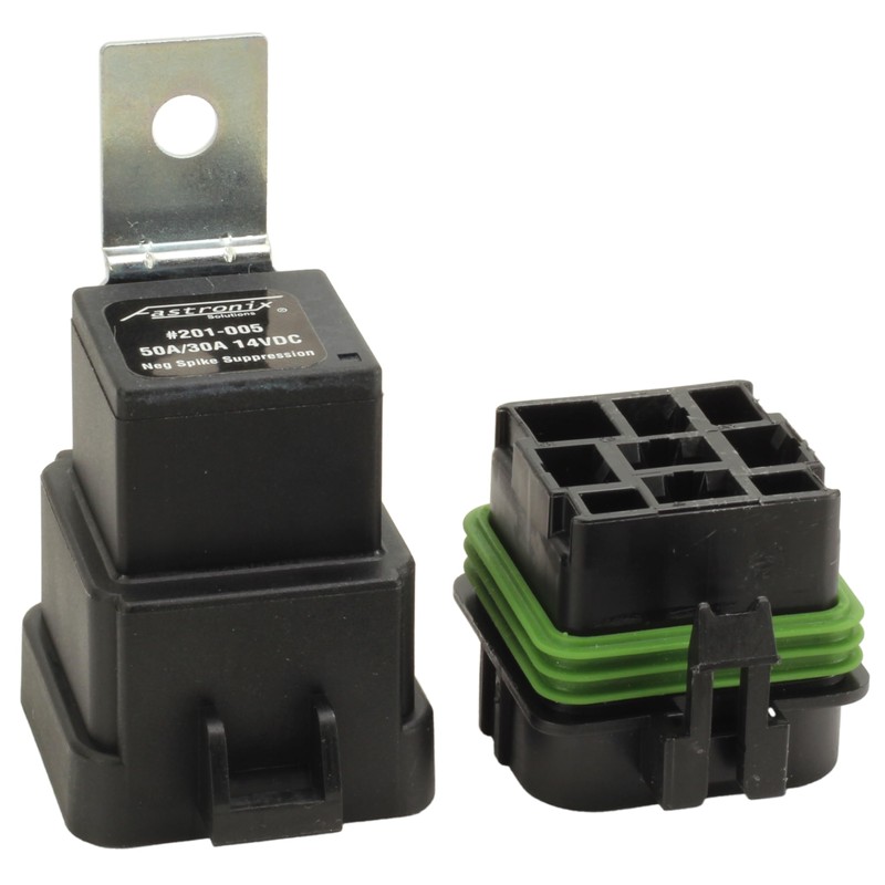 Fastronix 50/30 Amp Weatherproof Automotive Relay and Socket Parts Kit