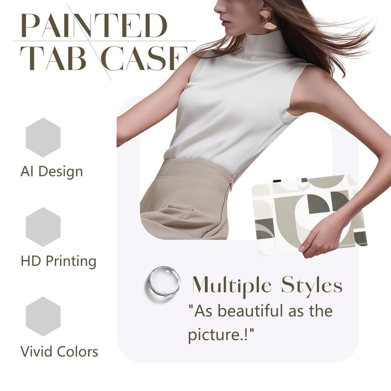 Bemoloon PU Universal Case for 10 Inch Tablet with Vivid