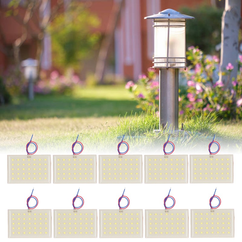 10Pcs SMD LED Lamp Bulb Board Panel 5W 3.2V 3.7V
