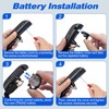 Digital Hanging Luggage Scale with Backlit for Travel, Portable Handheld