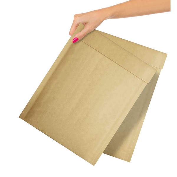 ABC Pack of 25 Kraft Padded Bubble Mailers 9.5 x