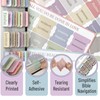 75Pcs Bible Tabs,Bible Journaling Supplies Large Print,Bible Tabs Index Stickers