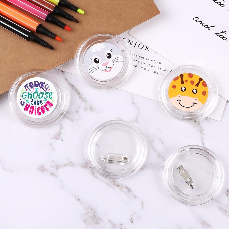 RXKFIGX 30 Pieces Buttons Make Yourself Without Button Machine, 60