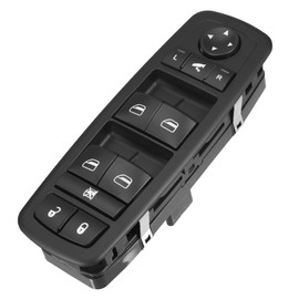 X AUTOHAUX 4602534AC Front Left Driver Side Car Power Window Switch for Ram 1500 2500 3500 2012 for Jeep Liberty 2008-2009