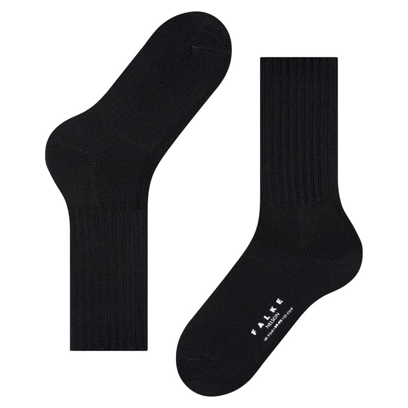 FALKE Herren Socken Nelson M SO Wolle einfarbig 1 Paar,