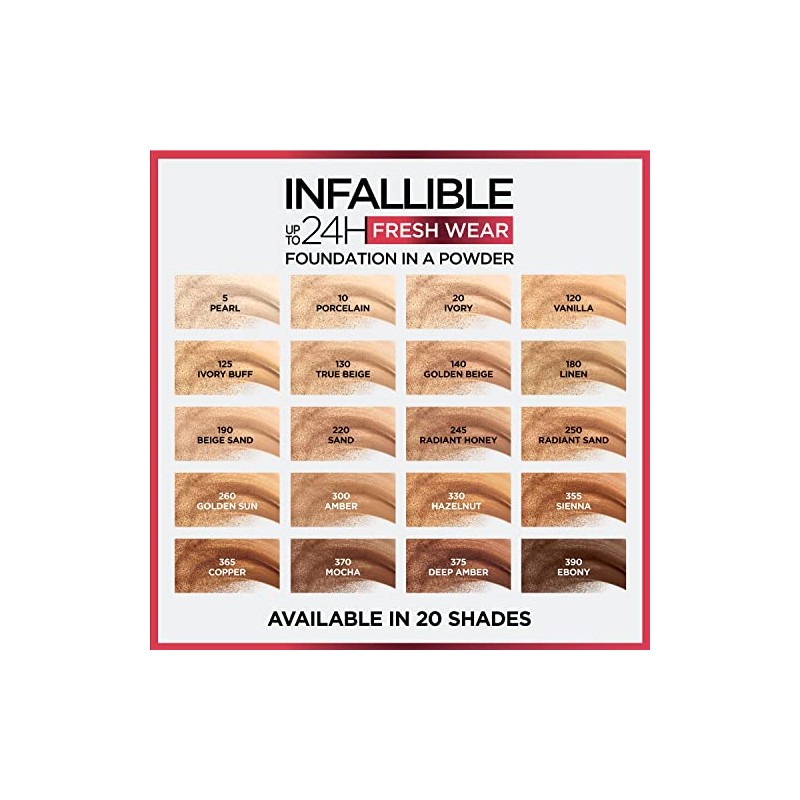 L'Oreal Paris Base de maquillaje infallible semi-permanent l'oreal paris, tono