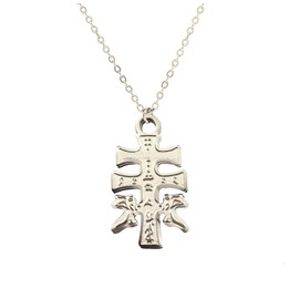 Only faith Women's Cross Necklace Stainless Steel Cross Pendant Necklace 45 cm with Envelope or Gift Box, Standard, Stainless Steel, Not Applicable, Stainless Steel, Not Applicable
