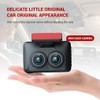 AIXXCUVQ Car 3Lens DVR 3-Channel Dash Cam Front and Rear
