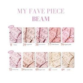 HOLIKA HOLIKA My Fave Piece Beam 1.7~1.8g, Color:49 Sugar Coat