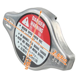 GoaMotors Assembly & Coolant Reservoir Tank Cap for Honda for Acura RDX Ridgeline TSX ZDX TL CL MDX Legend CRV Accord Civic Insight Pilot Element 19045-RAA-003, 19102-PM5-A00